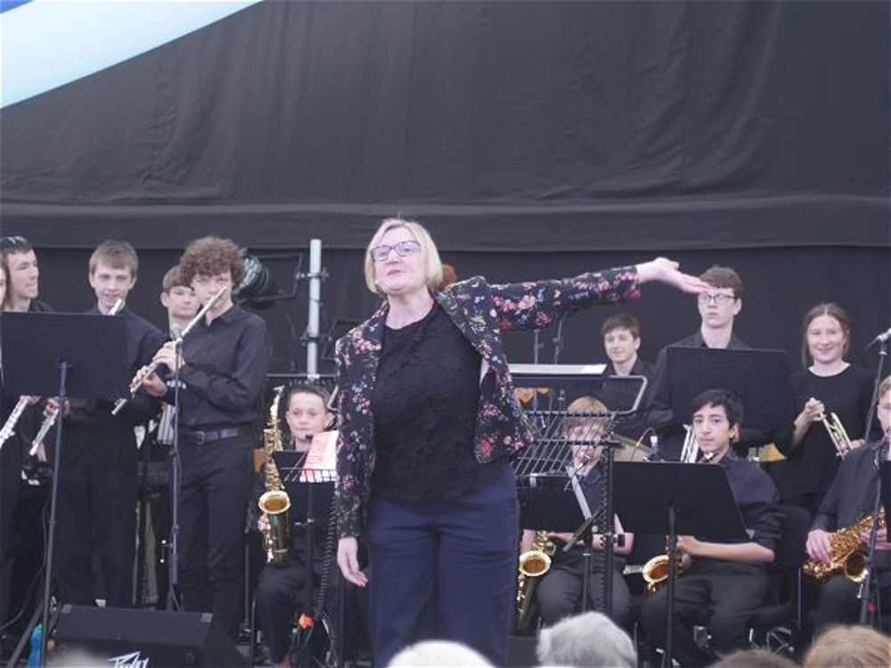 Jazz Band perform at the Cheltenham Jazz Festival  - Image